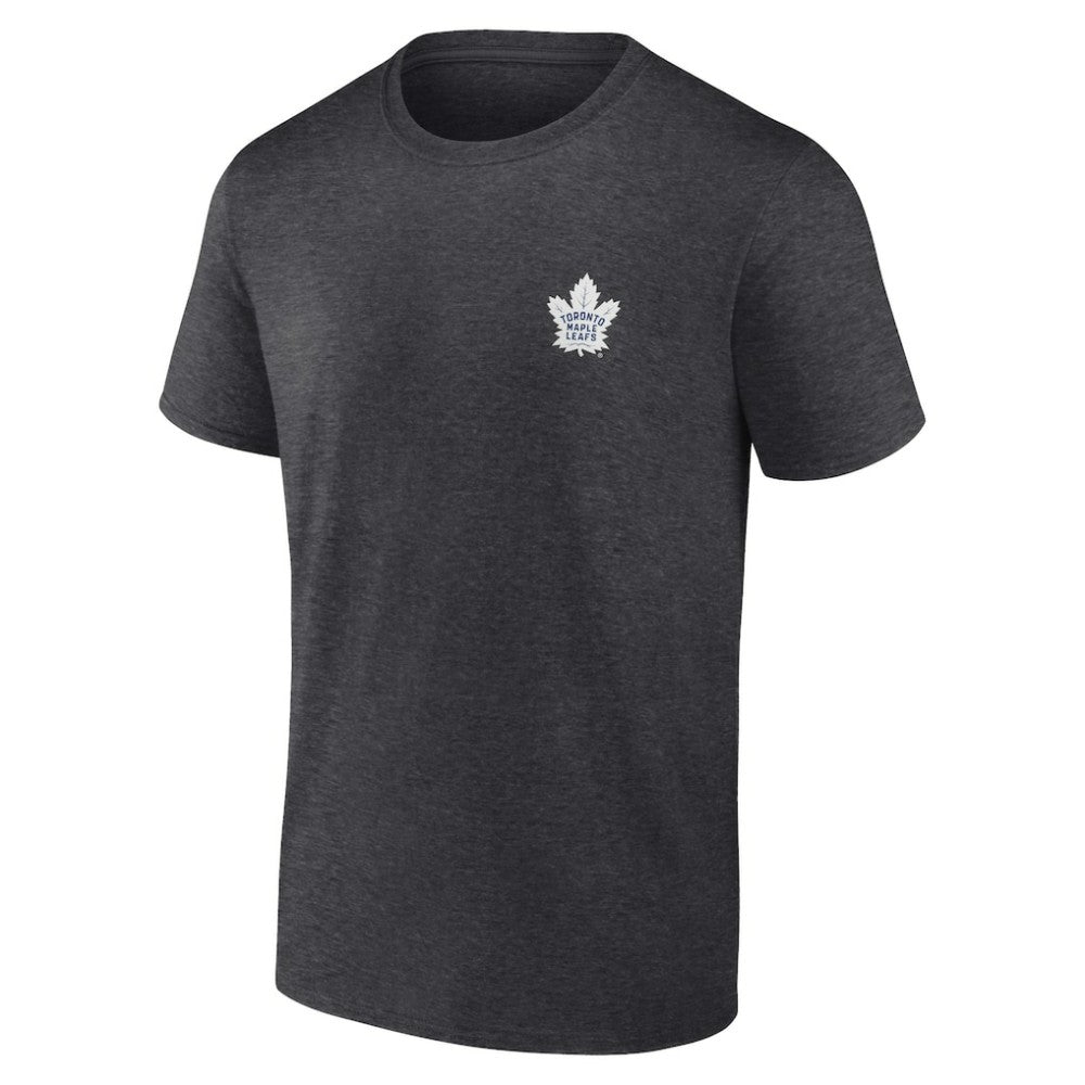 Toronto Maple Leafs Fanatics Backbone T-Shirt - Heather Charcoal - NHL 201159021