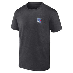 New York Rangers Fanatics Backbone T-Shirt - Heather Charcoal - NHL 201159024
