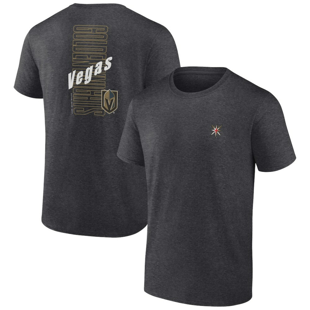Vegas Golden Knights Fanatics Backbone T-Shirt - Heather Charcoal - NHL 201159028