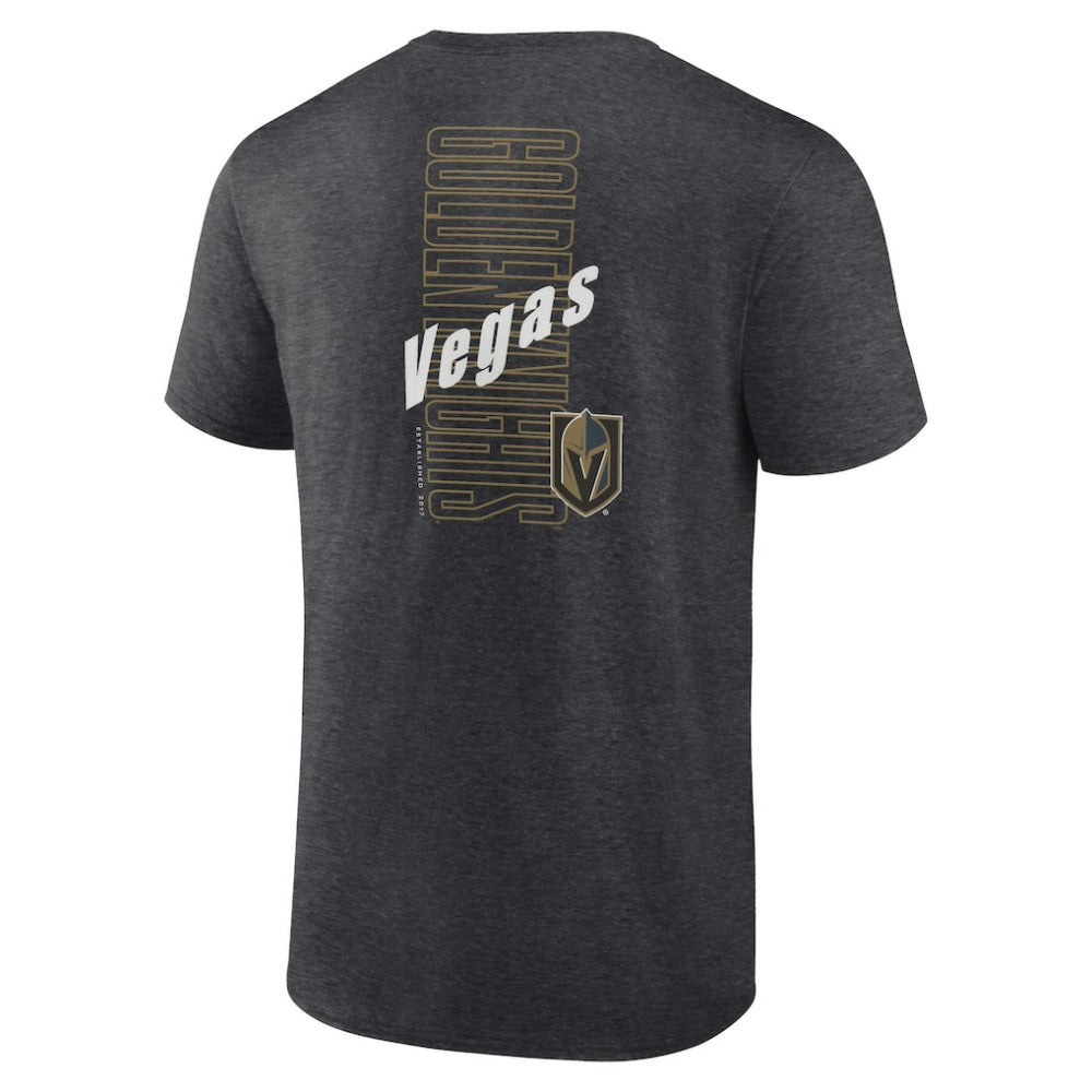 Vegas Golden Knights Fanatics Backbone T-Shirt - Heather Charcoal - NHL 201159028