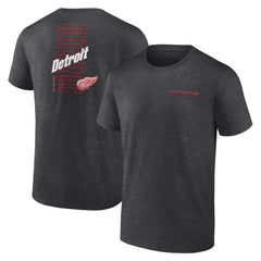 Detroit Red Wings Fanatics Backbone T-Shirt - Heather Charcoal - NHL 201159032