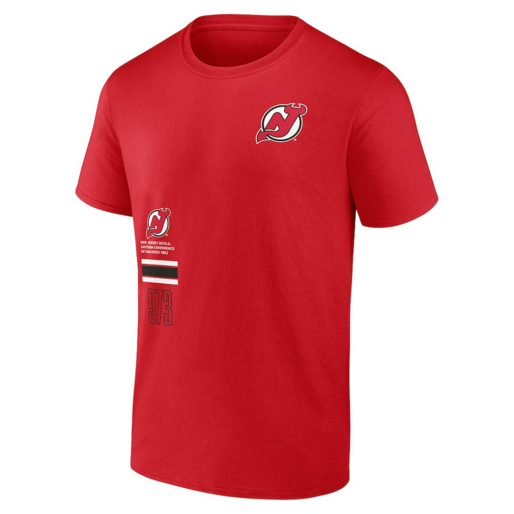 New Jersey Devils Fanatics Represent T-Shirt - Red - NHL 201159049