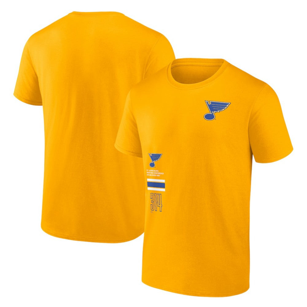 St. Louis Blues Fanatics Represent T-Shirt - Gold - NHL 201159051
