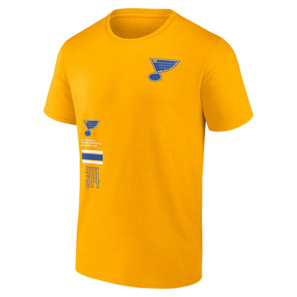 St. Louis Blues Fanatics Represent T-Shirt - Gold - NHL 201159051
