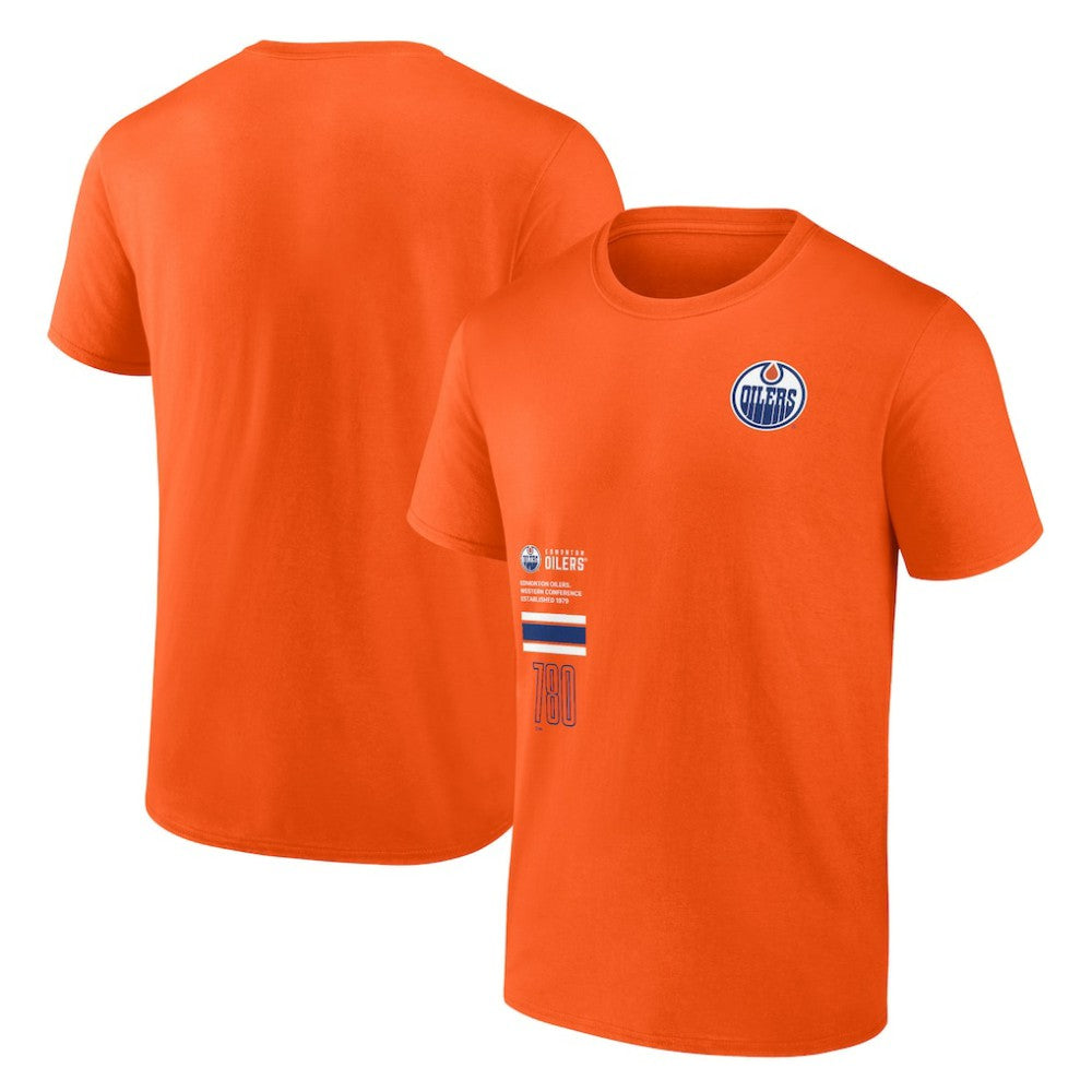 Edmonton Oilers Fanatics Represent T-Shirt - Orange - NHL 201159065