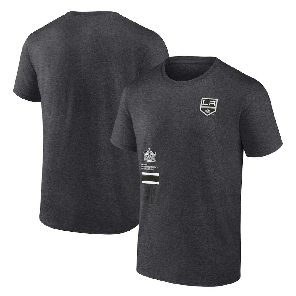 Los Angeles Kings Fanatics Represent T-Shirt - Heather Charcoal - NHL 201159069