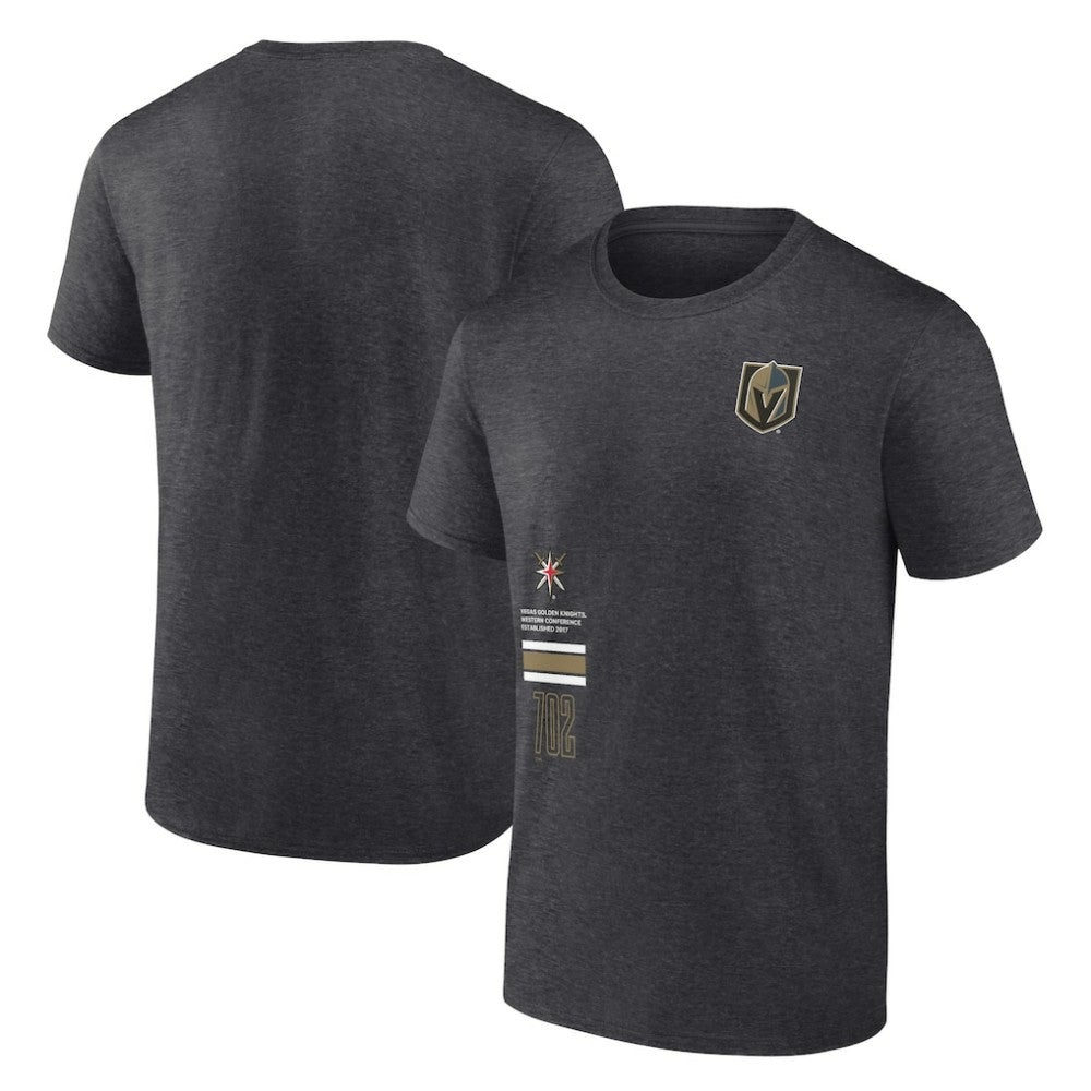 Vegas Golden Knights Fanatics Represent T-Shirt - Heather Charcoal - NHL 201159070