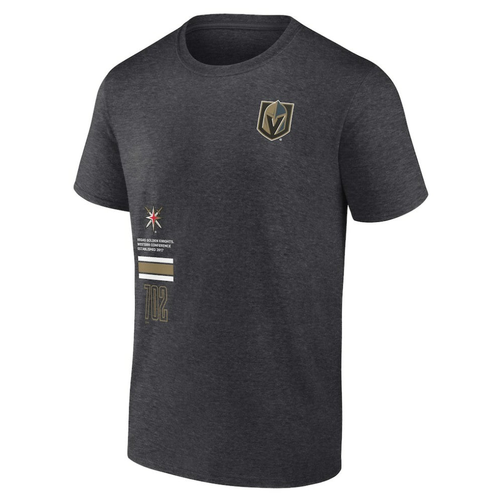 Vegas Golden Knights Fanatics Represent T-Shirt - Heather Charcoal - NHL 201159070