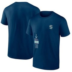 Seattle Kraken Fanatics Represent T-Shirt - Deep Sea Blue - NHL 201159073
