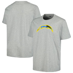 Los Angeles Chargers New Era Camo Logo T-Shirt Gray
