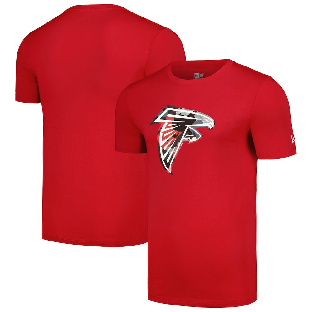 Atlanta Falcons New Era Camo Logo T-Shirt Red