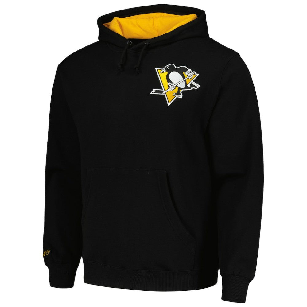 Mario Lemieux Pittsburgh Penguins Mitchell & Ness Premium Name & Number Fleece Pullover Sweatshirt - Black - NHL 201164772
