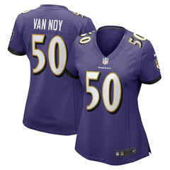 Nike Kyle Van Noy Baltimore Ravens Women's Game Jersey Purple