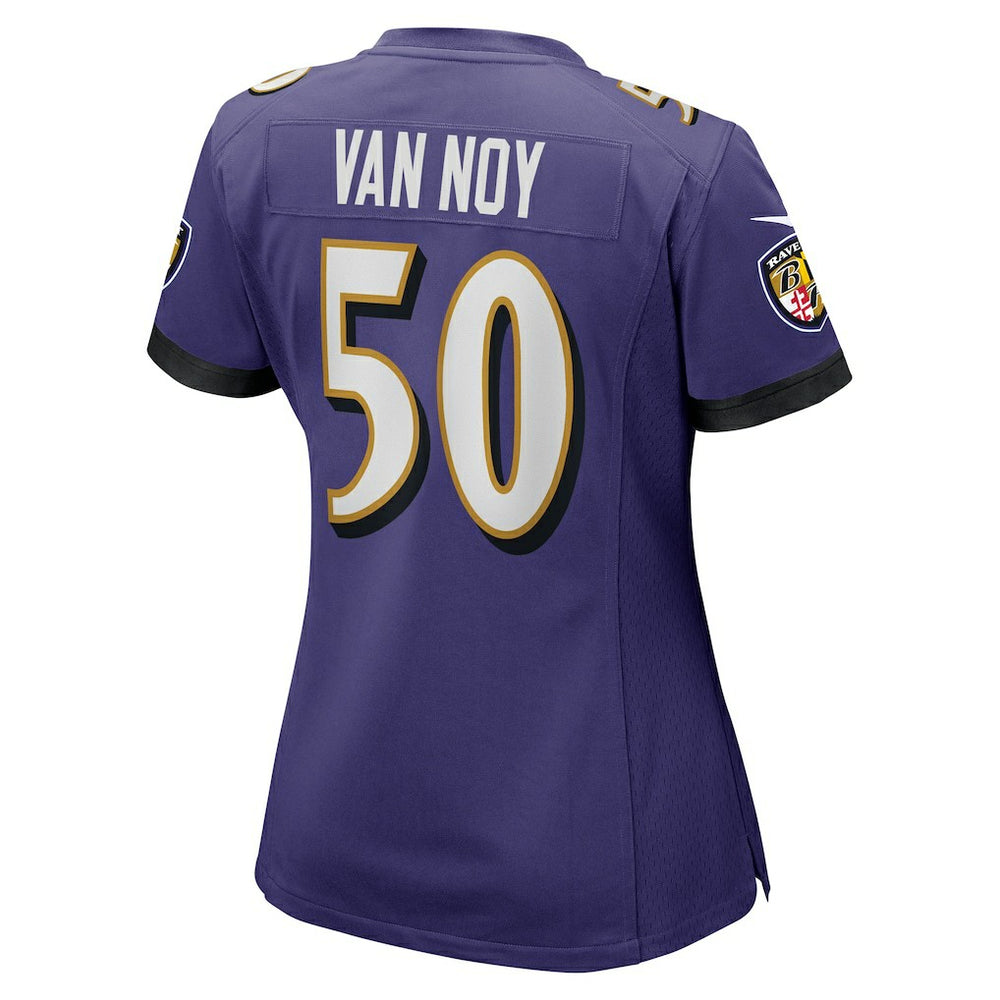 Nike Kyle Van Noy Baltimore Ravens Women's Game Jersey Purple