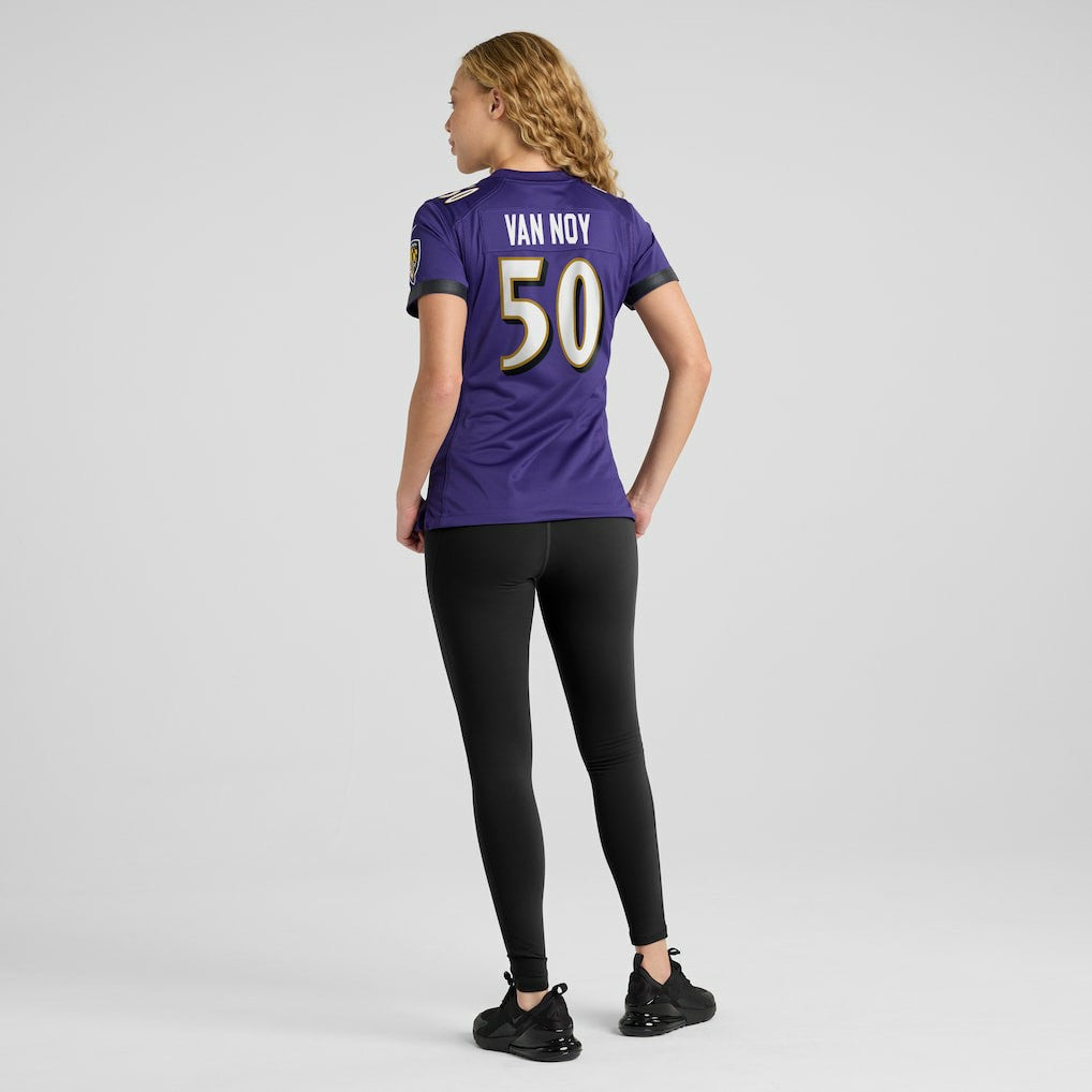 Nike Kyle Van Noy Baltimore Ravens Women's Game Jersey Purple