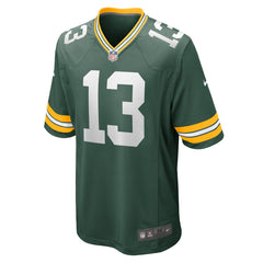 Nike Dontayvion Wicks Green Bay Packers Game Jersey Green