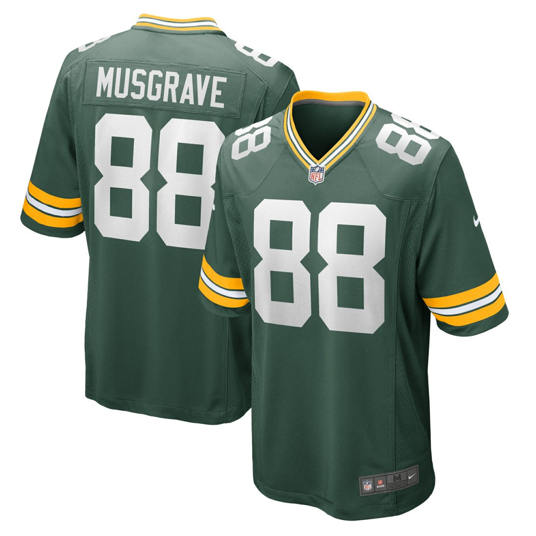 Nike Luke Musgrave Green Bay Packers Game Jersey Green