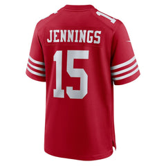 Nike Jauan Jennings San Francisco 49ers Game Jersey Scarlet