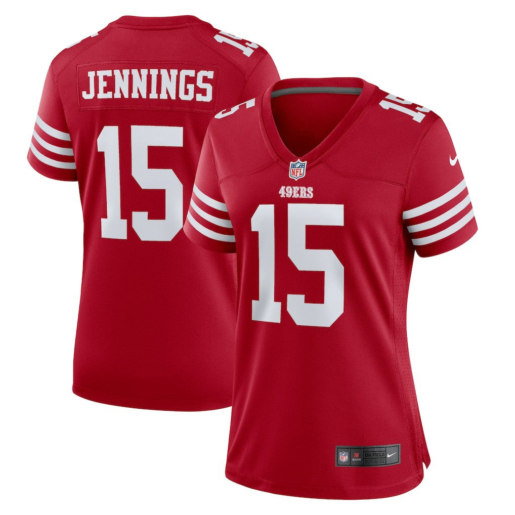 Nike Jauan Jennings San Francisco 49ers Women's Game Jersey Scarlet