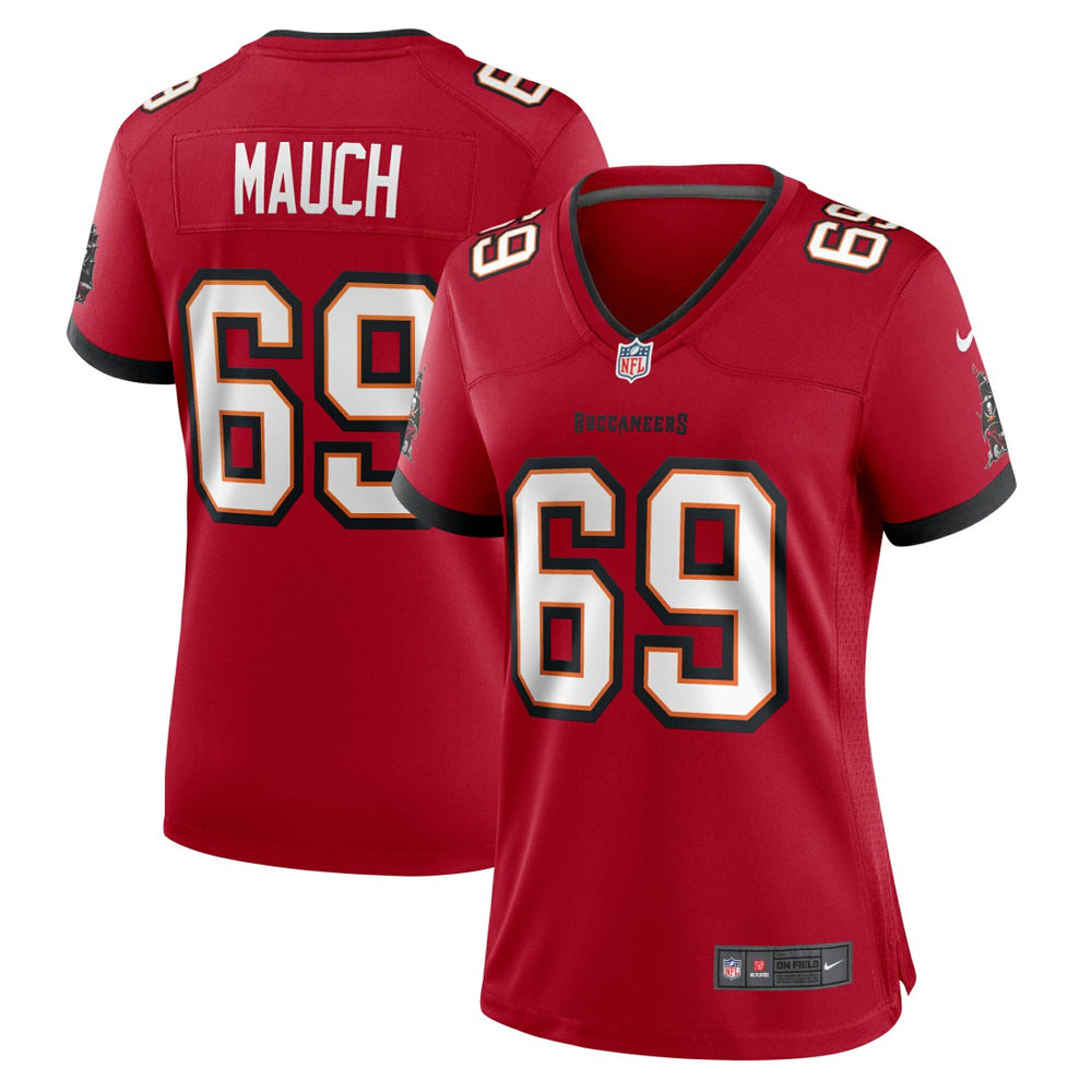 Nike Cody Mauch Tampa Bay Buccaneers Women's Game Jersey Red