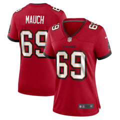 Nike Cody Mauch Tampa Bay Buccaneers Women's Game Jersey Red