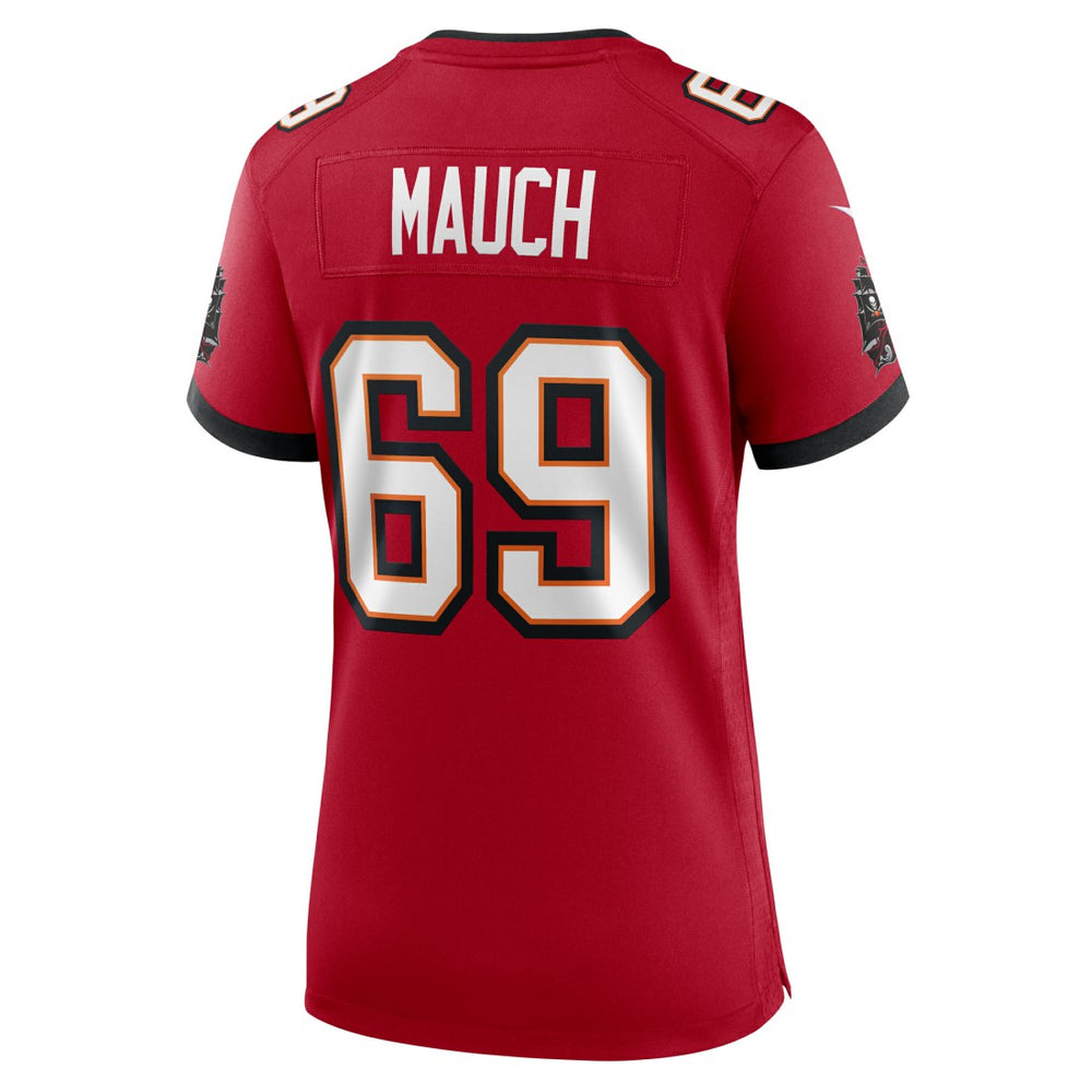 Nike Cody Mauch Tampa Bay Buccaneers Women's Game Jersey Red