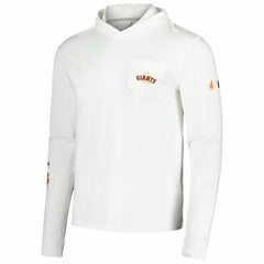 San Francisco Giants johnnie-O Eddie Long Sleeve Hoodie T-Shirt - White - MLB Sale