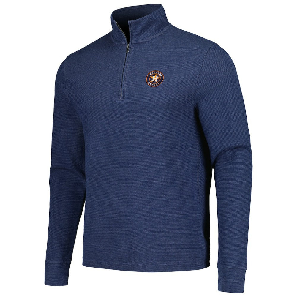 Houston Astros Vineyard Vines Saltwater Quarter-Zip Jacket - Navy - MLB Discount