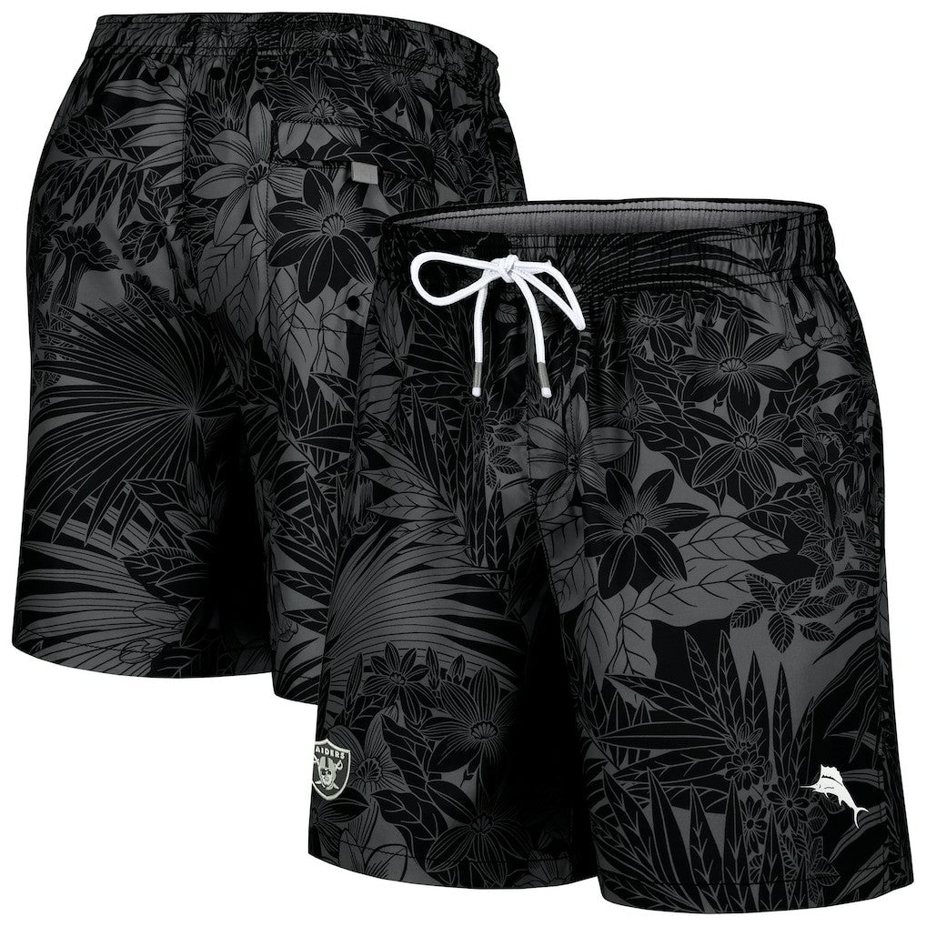 Las Vegas Raiders Santiago Palms Board Shorts Black