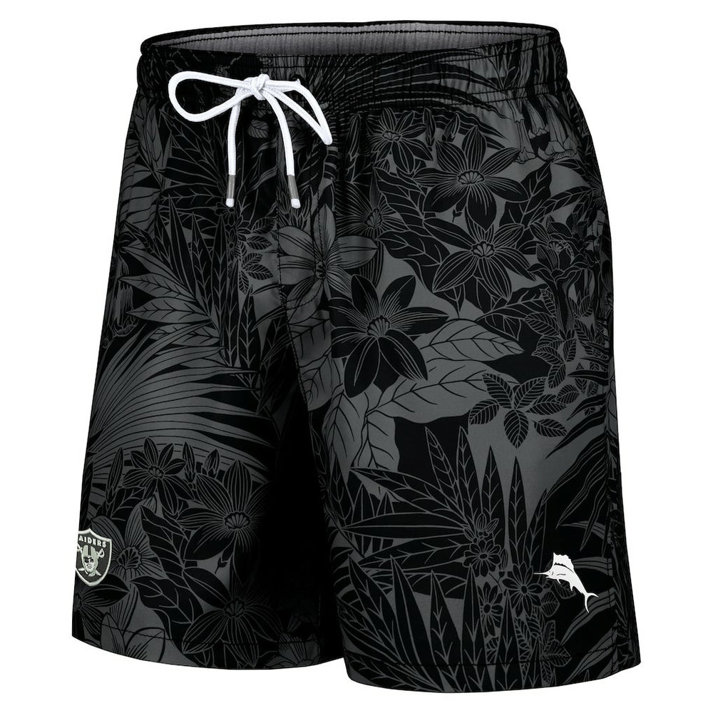 Las Vegas Raiders Santiago Palms Board Shorts Black