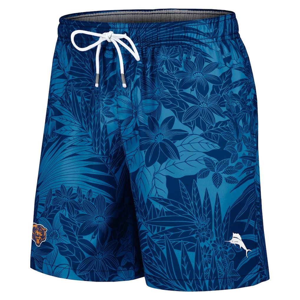 Chicago Bears Santiago Palms Board Shorts Navy