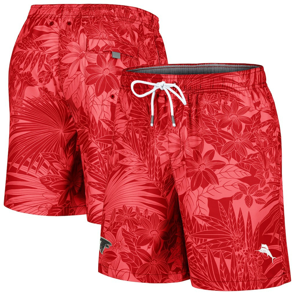 Atlanta Falcons Santiago Palms Board Shorts Red