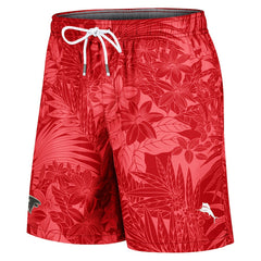 Atlanta Falcons Santiago Palms Board Shorts Red