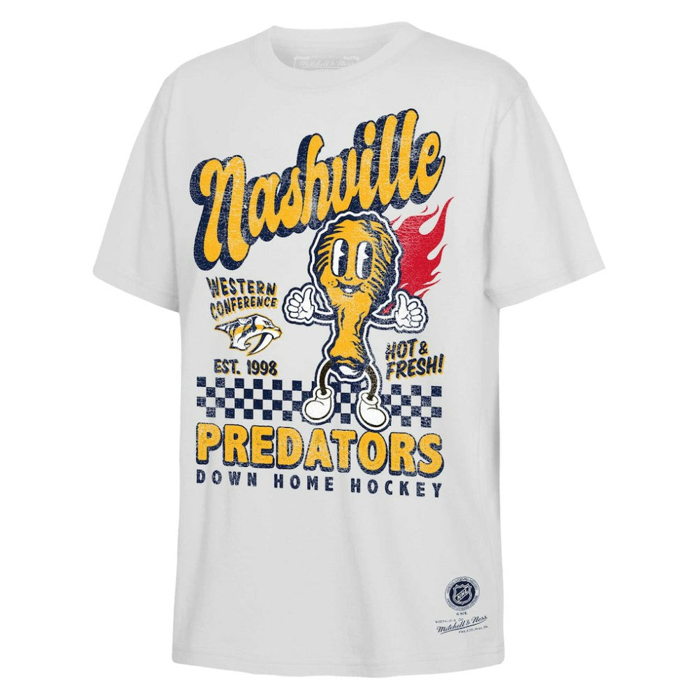 Nashville Predators Mitchell & Ness Youth Concession Stand T-Shirt - White - NHL 201166611