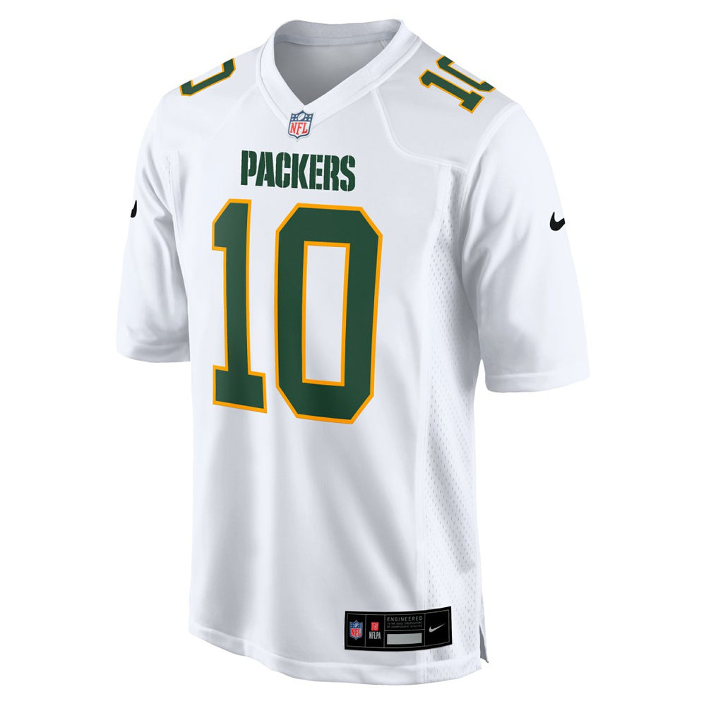 Nike Jordan Love Green Bay Packers Fashion Game Jersey White