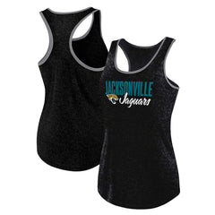 Fanatics Jacksonville Jaguars Women's Plus Size Fuel Tank Top Heather Black