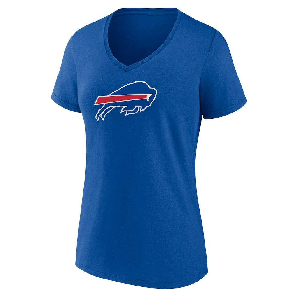 Fanatics Buffalo Bills Women's Plus Size Mother's Day #1 Mom V-Neck T-Shirt Royal