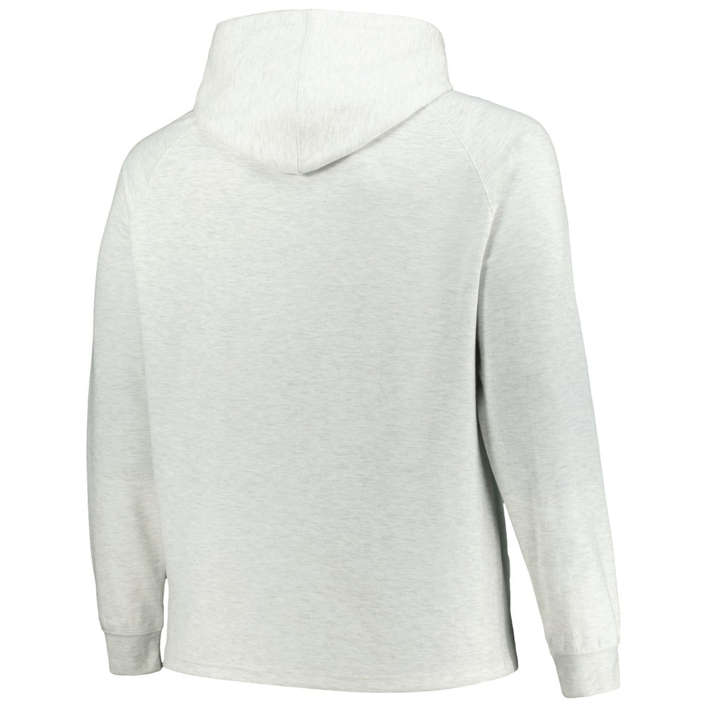 Milwaukee Bucks Big & Tall Raglan Tri-Blend Pullover Hoodie Ash | Fanatics Lifestyle