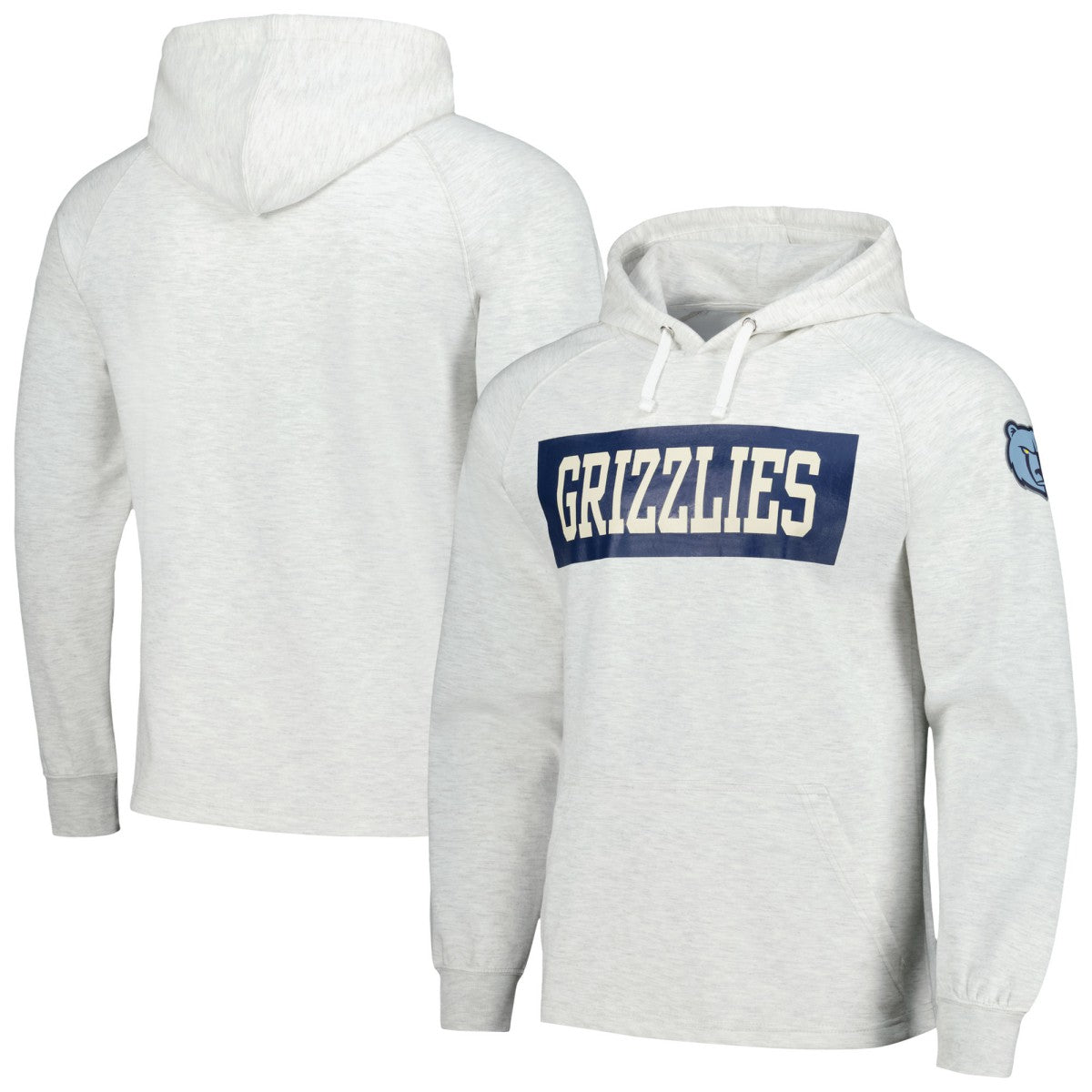 Memphis Grizzlies Softhand Raglan Tri-Blend Pullover Hoodie Ash | Fanatics online