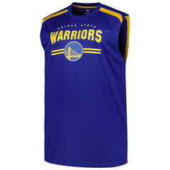 Golden State Warriors Big & Tall Birdseye Muscle Tank Top for sale Royal | Fanatics US
