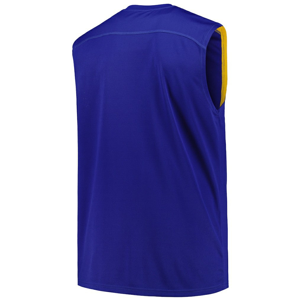 Golden State Warriors Big & Tall Birdseye Muscle Tank Top for sale Royal | Fanatics US