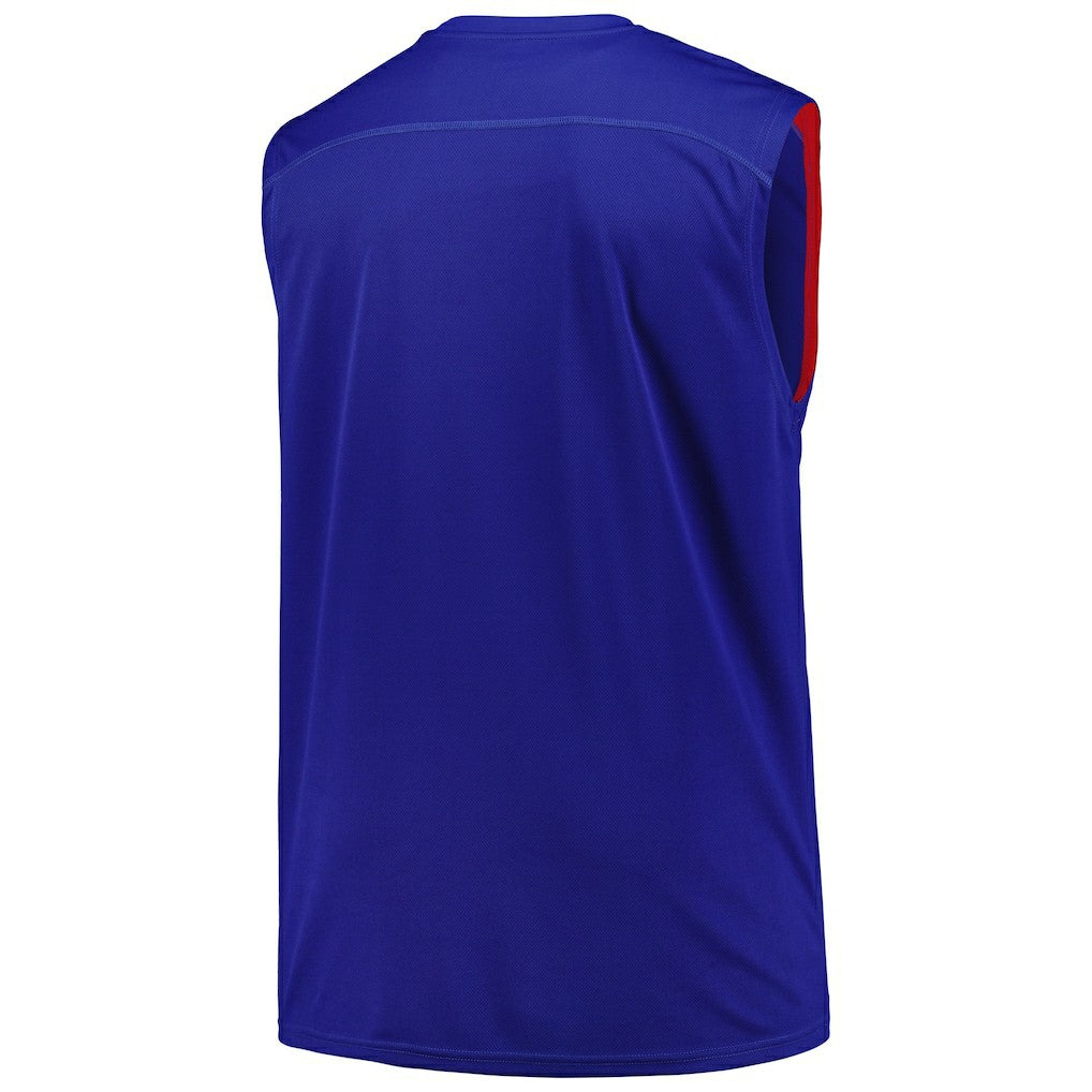 Philadelphia 76ers Big & Tall Birdseye Muscle Tank Top Royal | Fanatics for sale