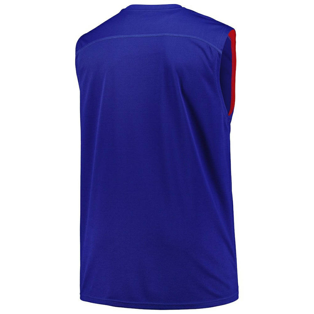 Philadelphia 76ers Big & Tall Birdseye Muscle Tank Top Royal | Fanatics for sale