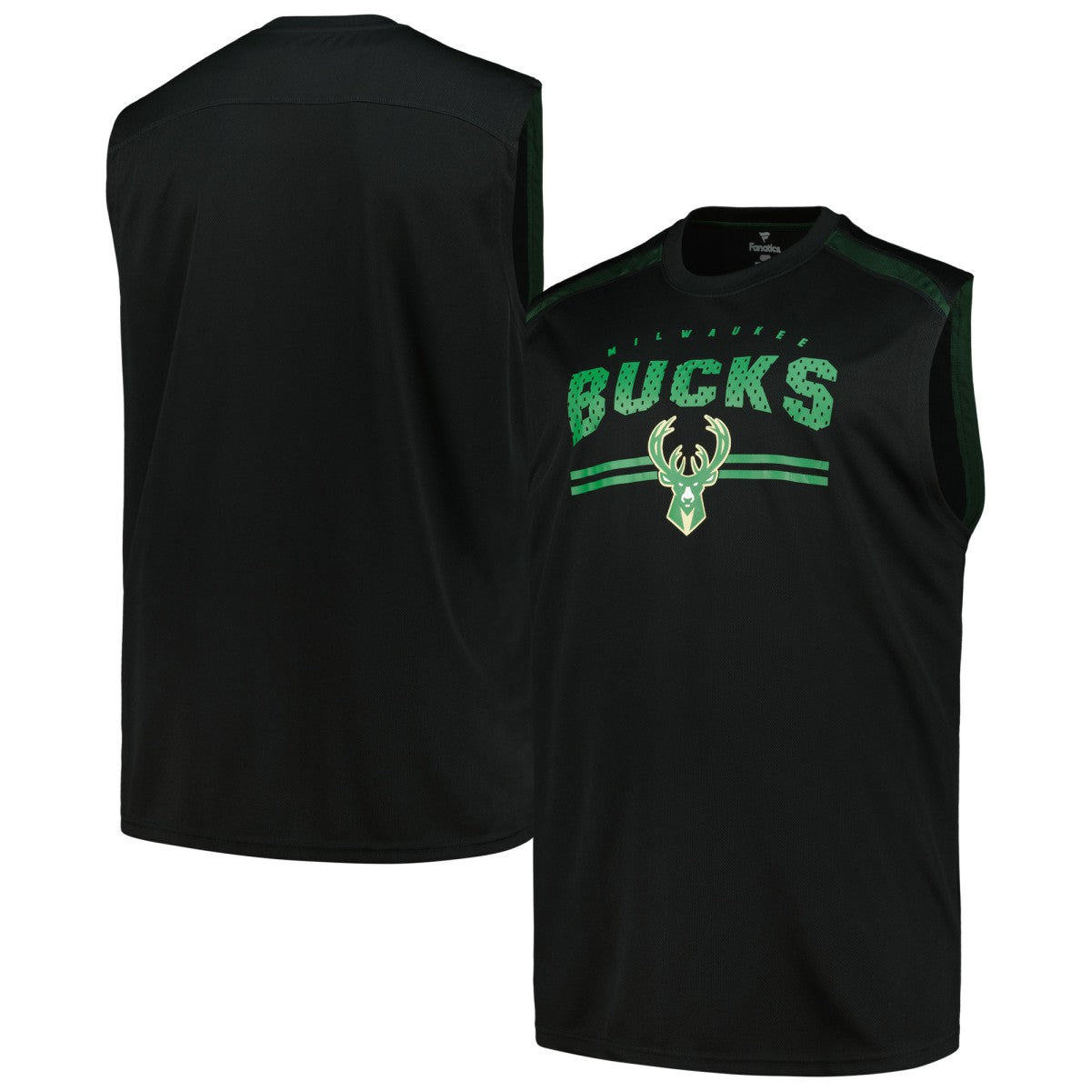 Milwaukee Bucks Big & Tall Birdseye Muscle Tank Top Black | Fanatics Near Me