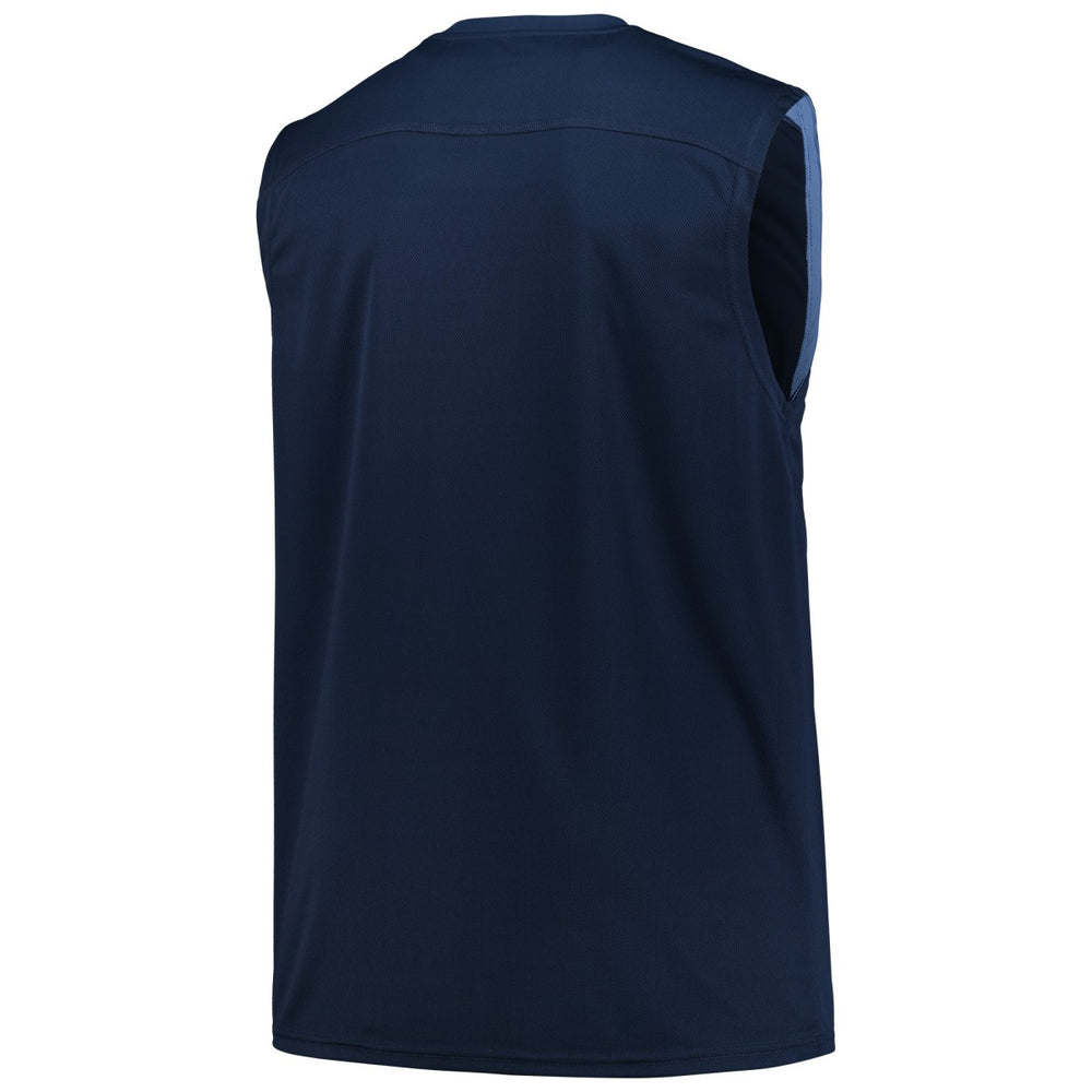 Memphis Grizzlies Big & Tall Birdseye Muscle Tank Top Navy | Fanatics US