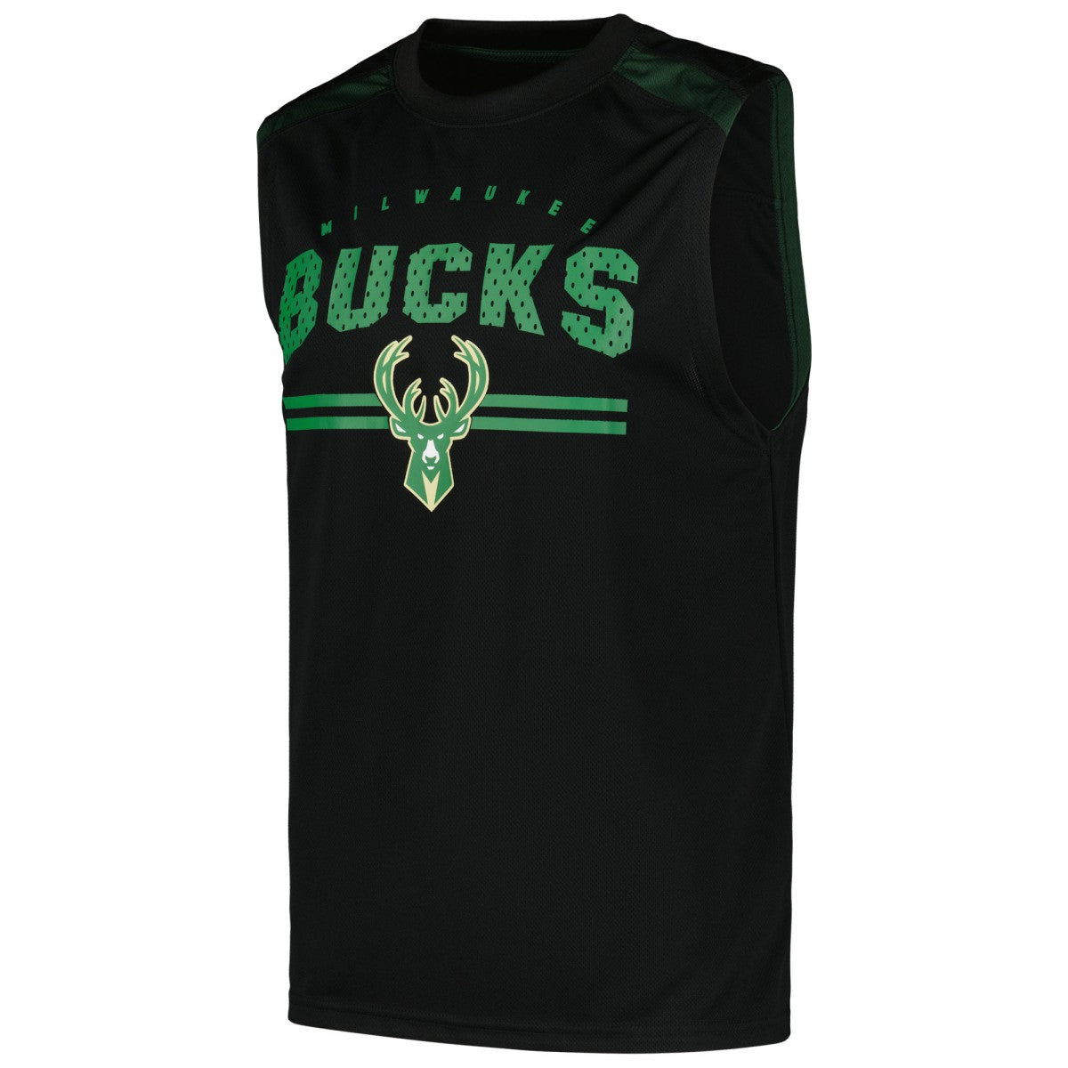 Milwaukee Bucks Birdseye Muscle Tank Top Black | Fanatics for sale