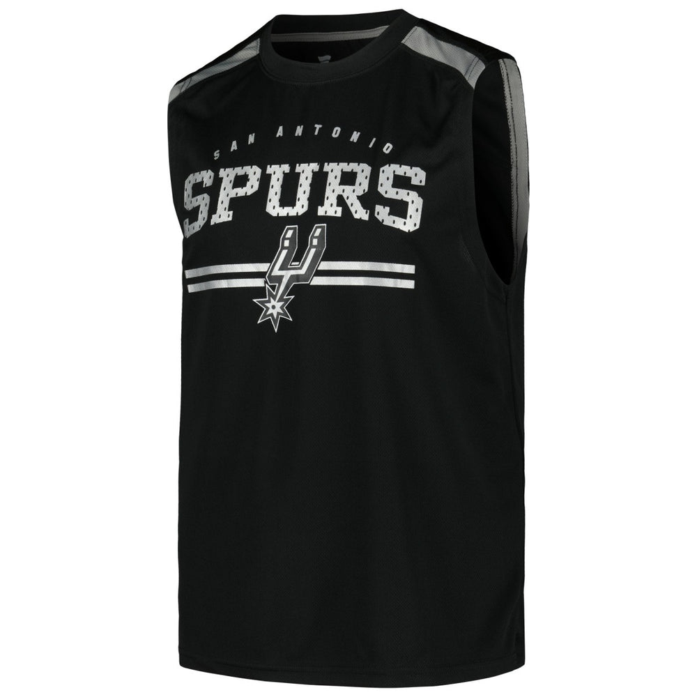 San Antonio Spurs Birdseye Muscle Tank Top Black | Fanatics for sale