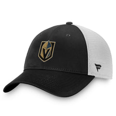 Vegas Golden Knights Fanatics Core Primary Logo Trucker Adjustable Hat - Charcoal/White - NHL 201167352