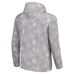 St. Louis Cardinals Tommy Bahama Palm Frenzy Hoodie Long Sleeve T-Shirt - Gray - MLB Lifestyle