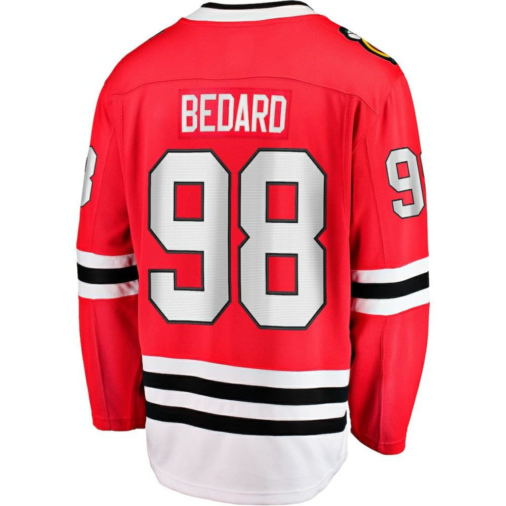 Connor Bedard Chicago Blackhawks Fanatics Home Breakaway Player Jersey - Red - NHL 201169602